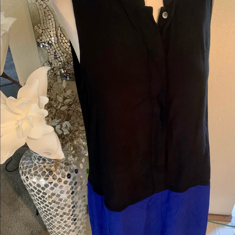Madewell color block tank dress medium